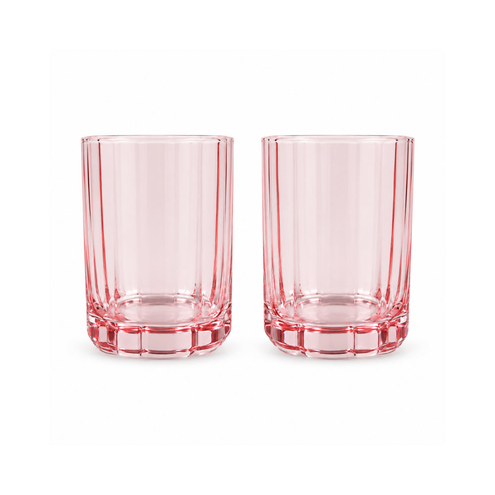 K&Co. Lagoon Series Small Scalloped Tumbler 2 Piece - PINK